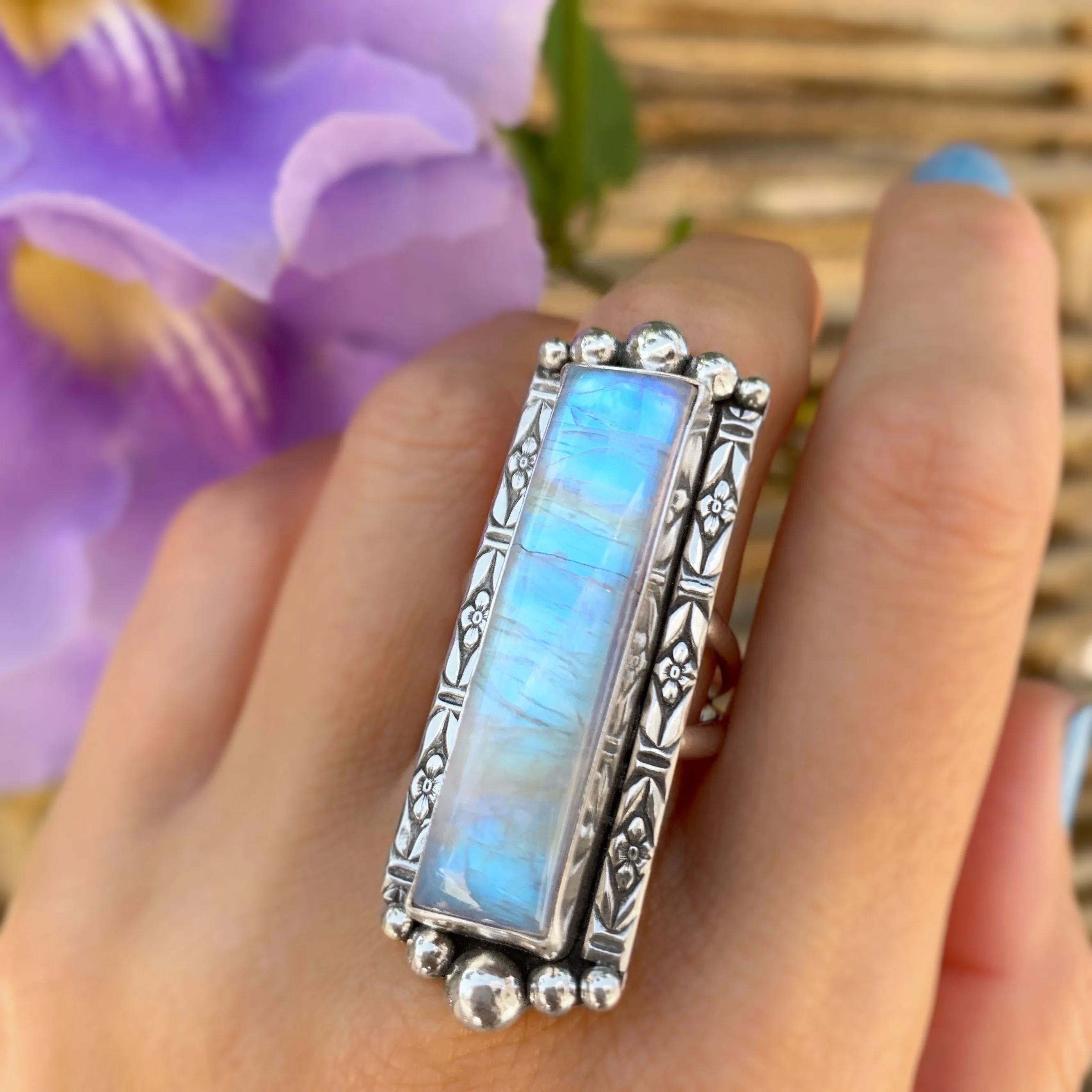 RESERVED FOR KATY - Remaining balance on custom moonstone ring