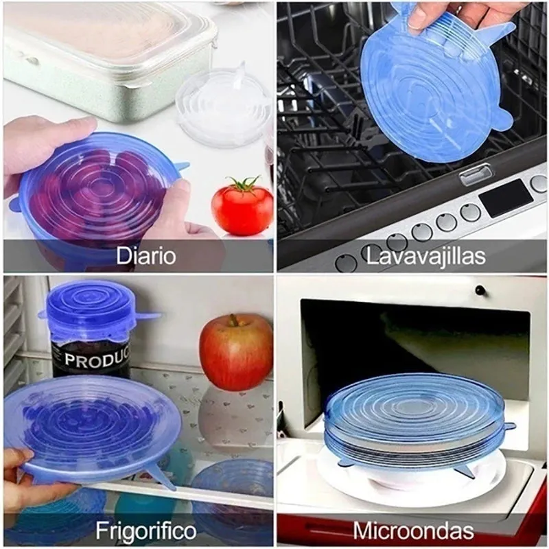 Reusable Silicone Stretch Lids