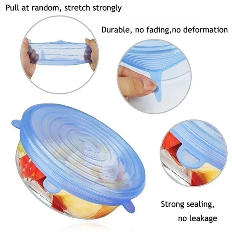 Reusable Silicone Stretch Lids