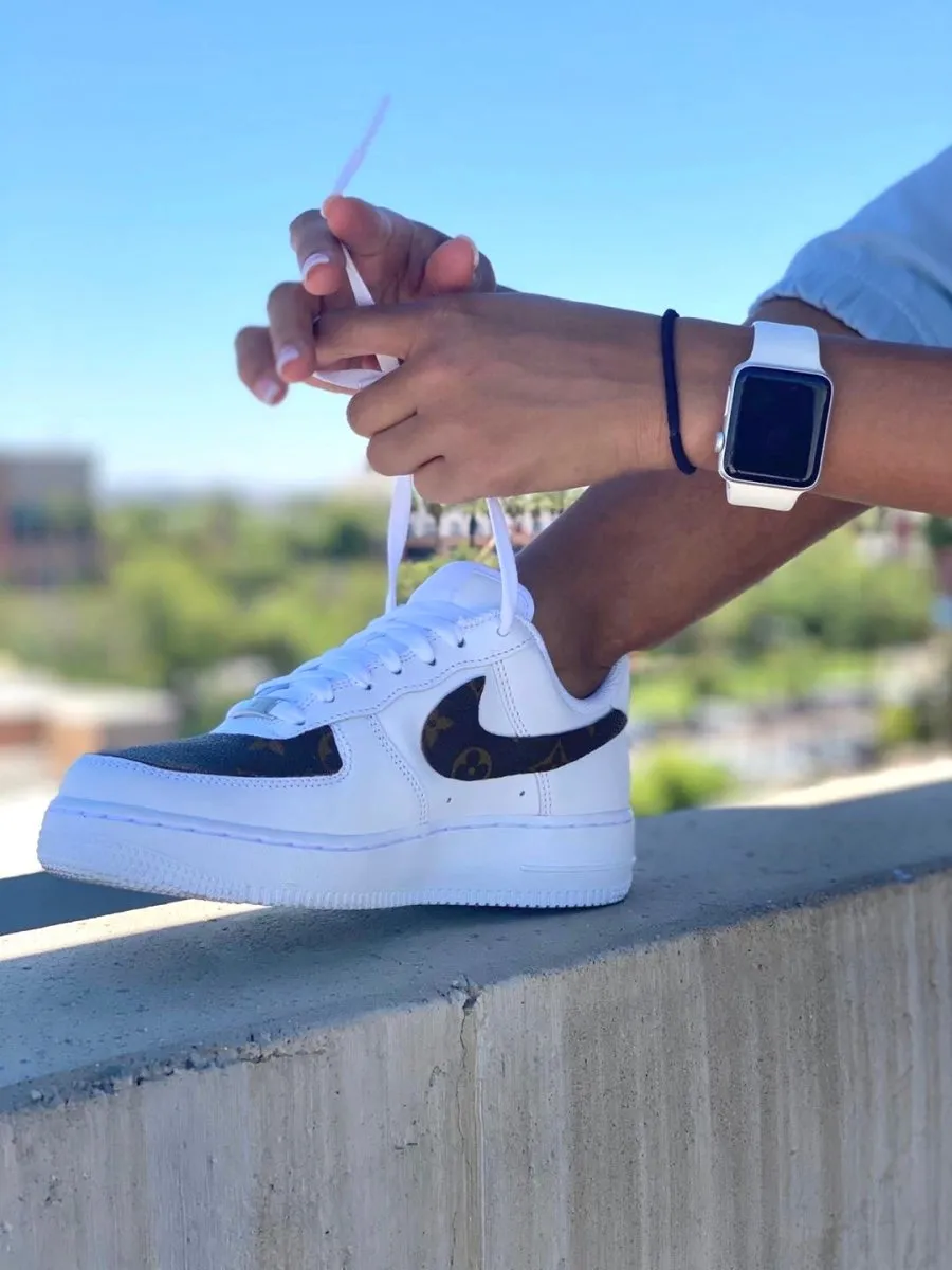 Reworked LV Nike AF1 (Kids)