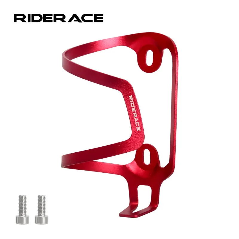 RIDERACE Lightweight Alloy Aluminium Bike Bottle Cage Holder Bracket Accessories