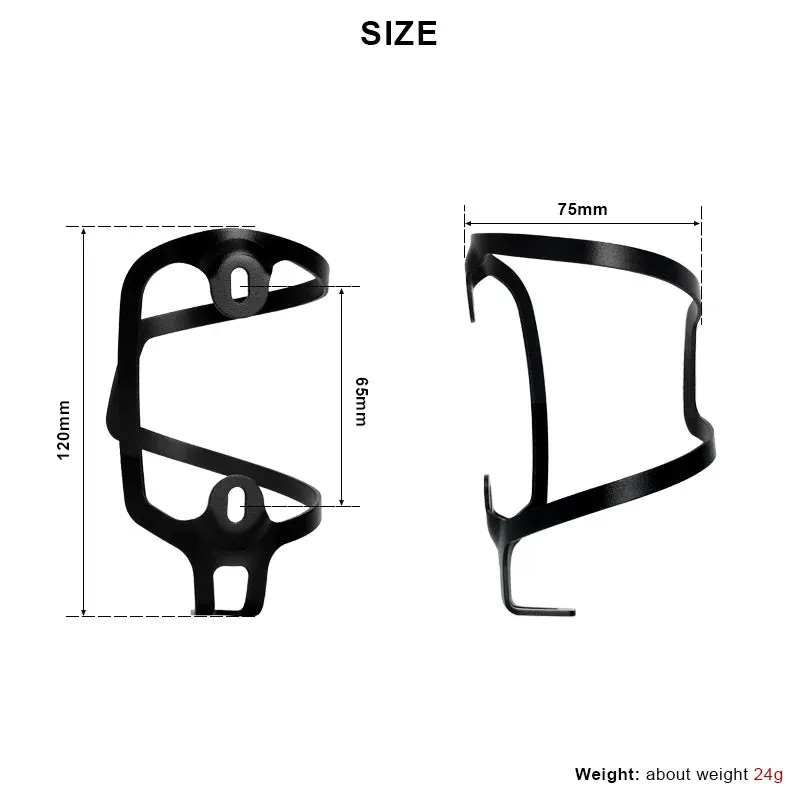 RIDERACE Lightweight Alloy Aluminium Bike Bottle Cage Holder Bracket Accessories
