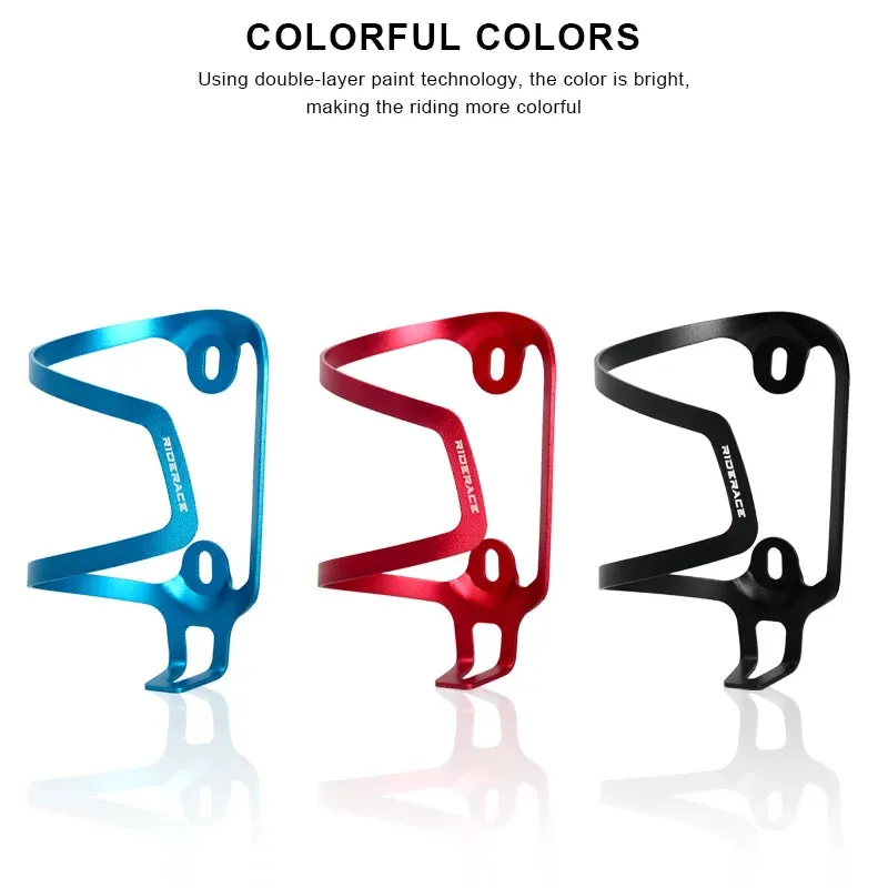 RIDERACE Lightweight Alloy Aluminium Bike Bottle Cage Holder Bracket Accessories