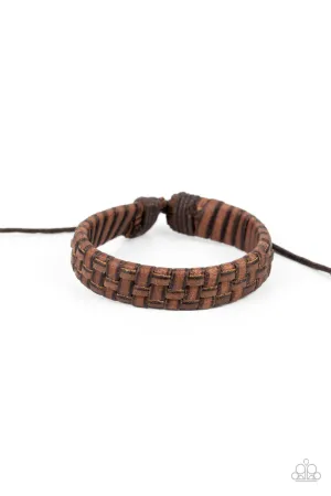Rugged Pioneer - Brown Paparazzi Accessories