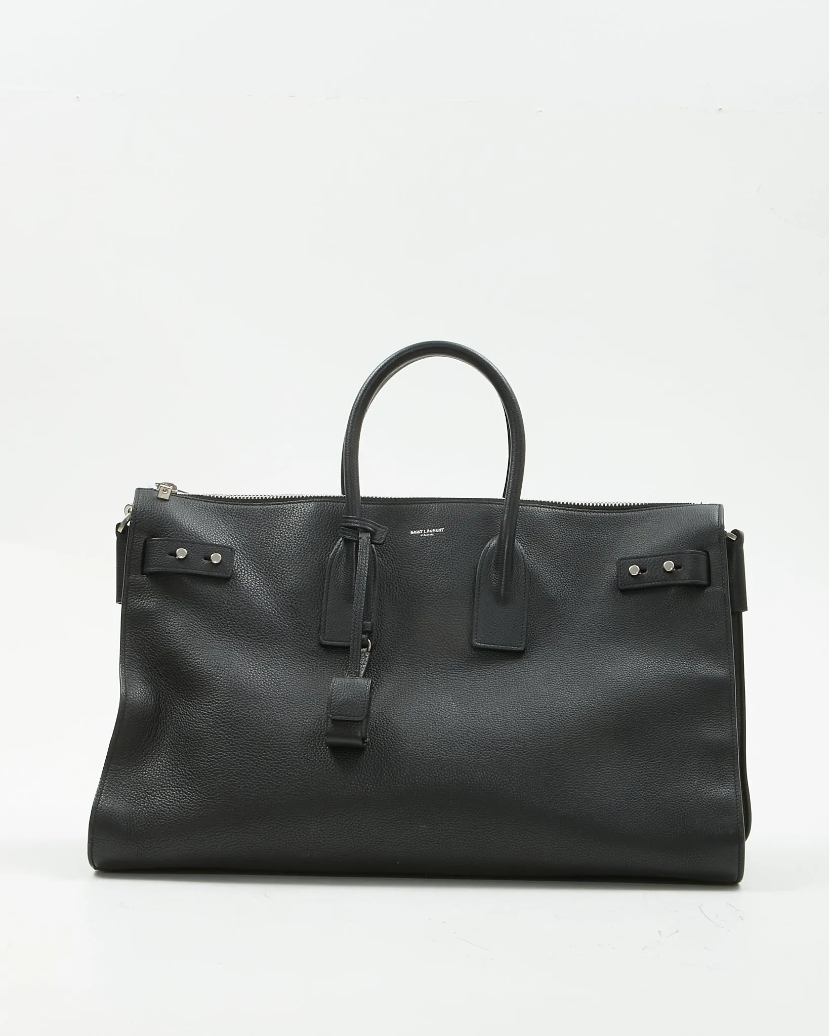 Saint Laurent Black Sac de Jour Souple Duffle 36H Bag
