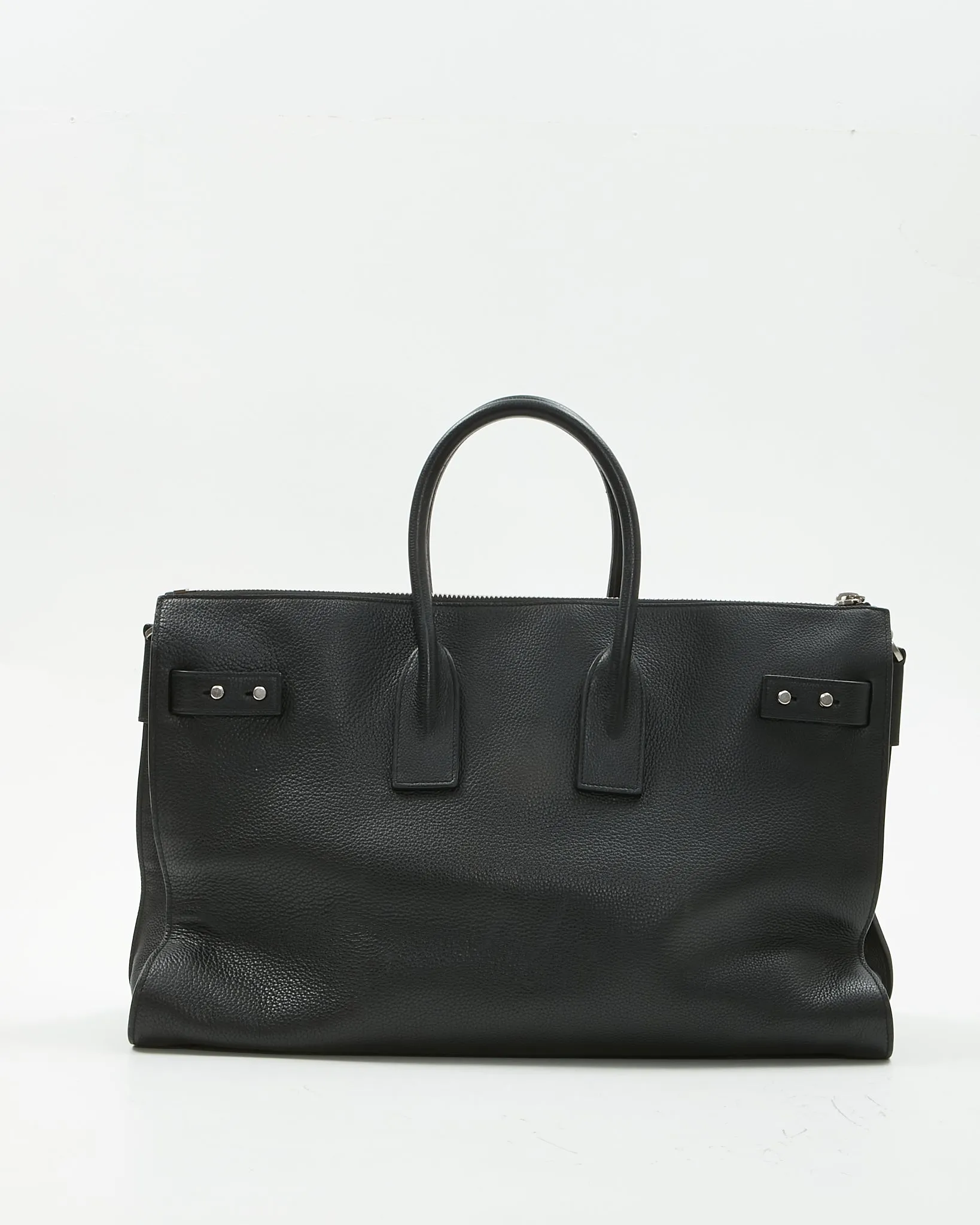 Saint Laurent Black Sac de Jour Souple Duffle 36H Bag