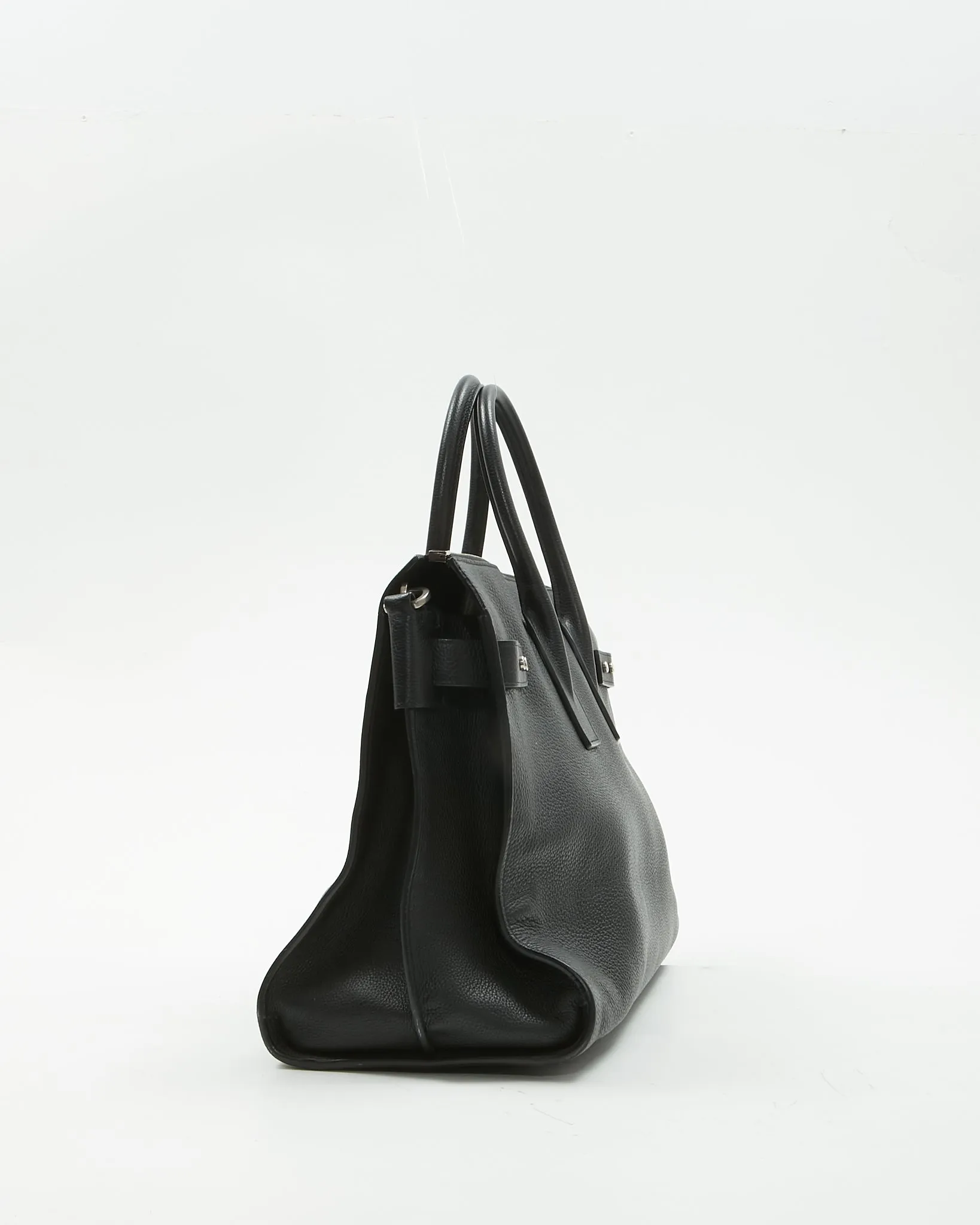Saint Laurent Black Sac de Jour Souple Duffle 36H Bag