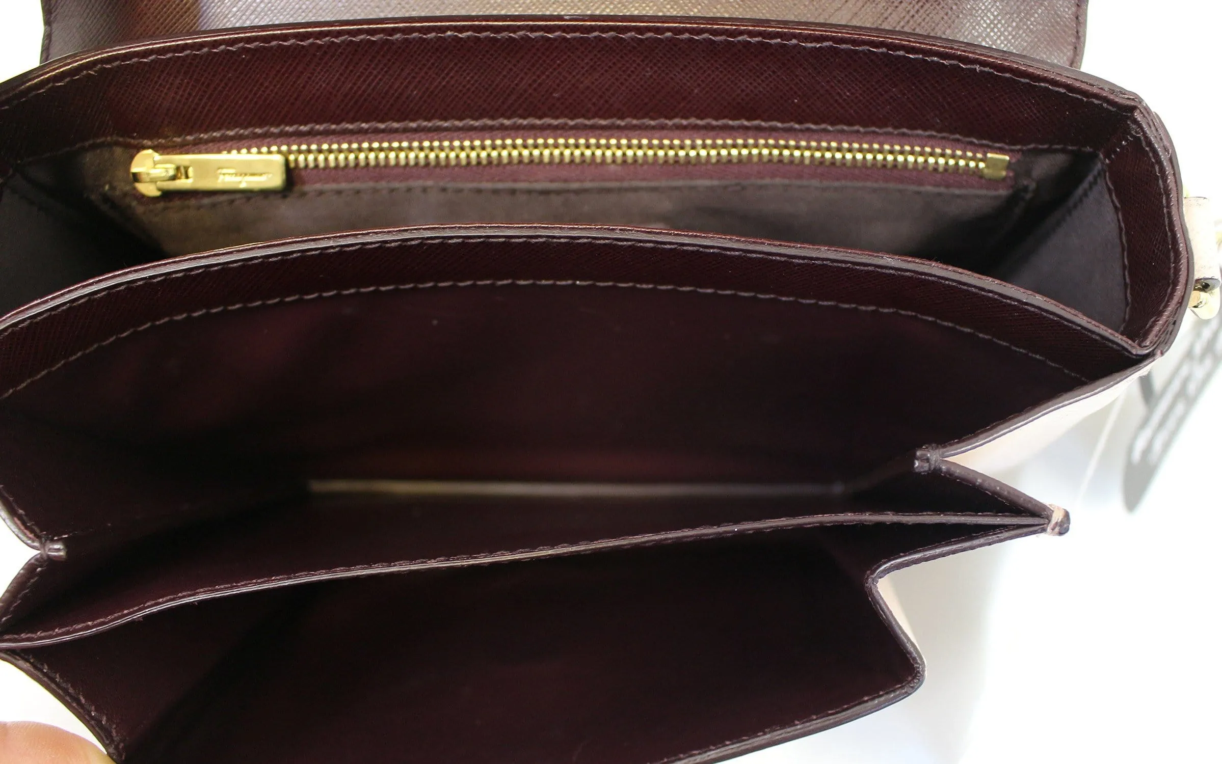 SALVATORE FERRAGAMO Gancio Logo Sandrine Crossbody Flap Bag - Last Call