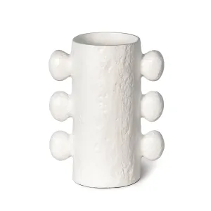 Sanya Metal Vase (White)