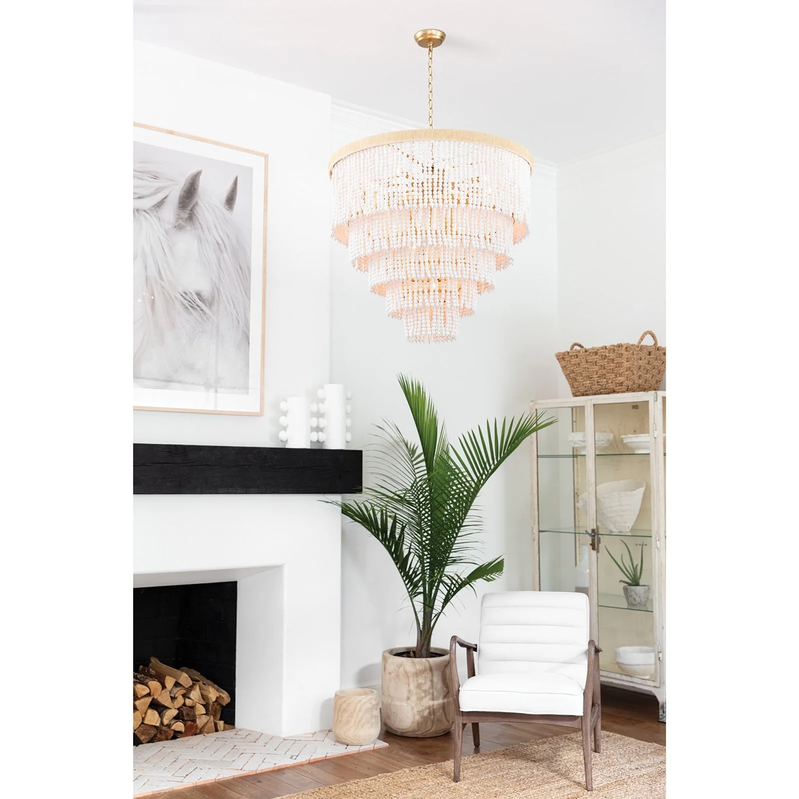 Sanya Metal Vase (White)