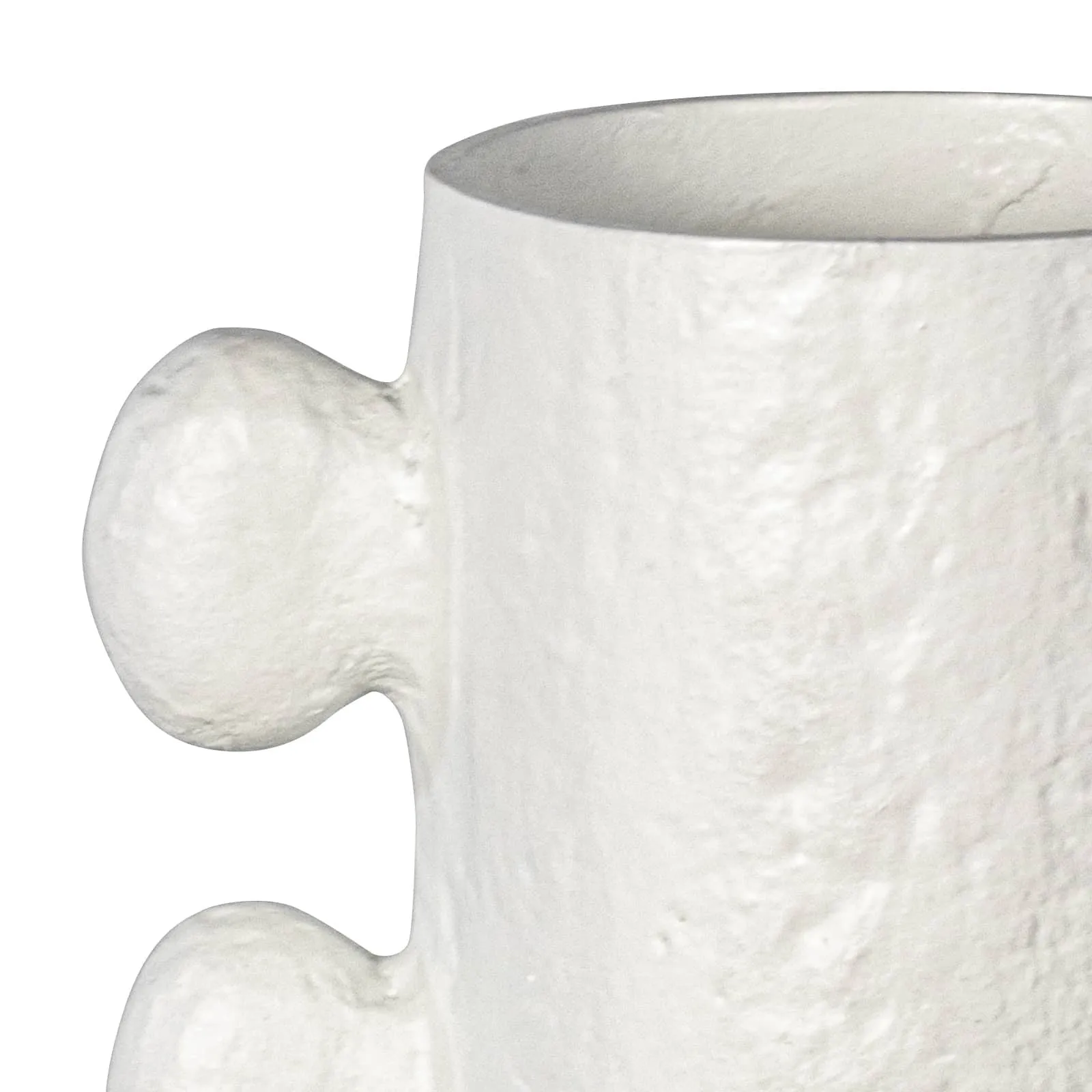 Sanya Metal Vase (White)