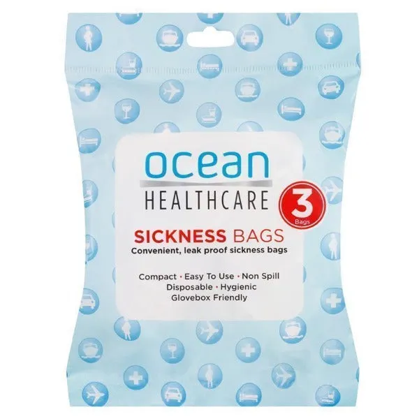 Sickness Bags - Pack of 3 Bags
