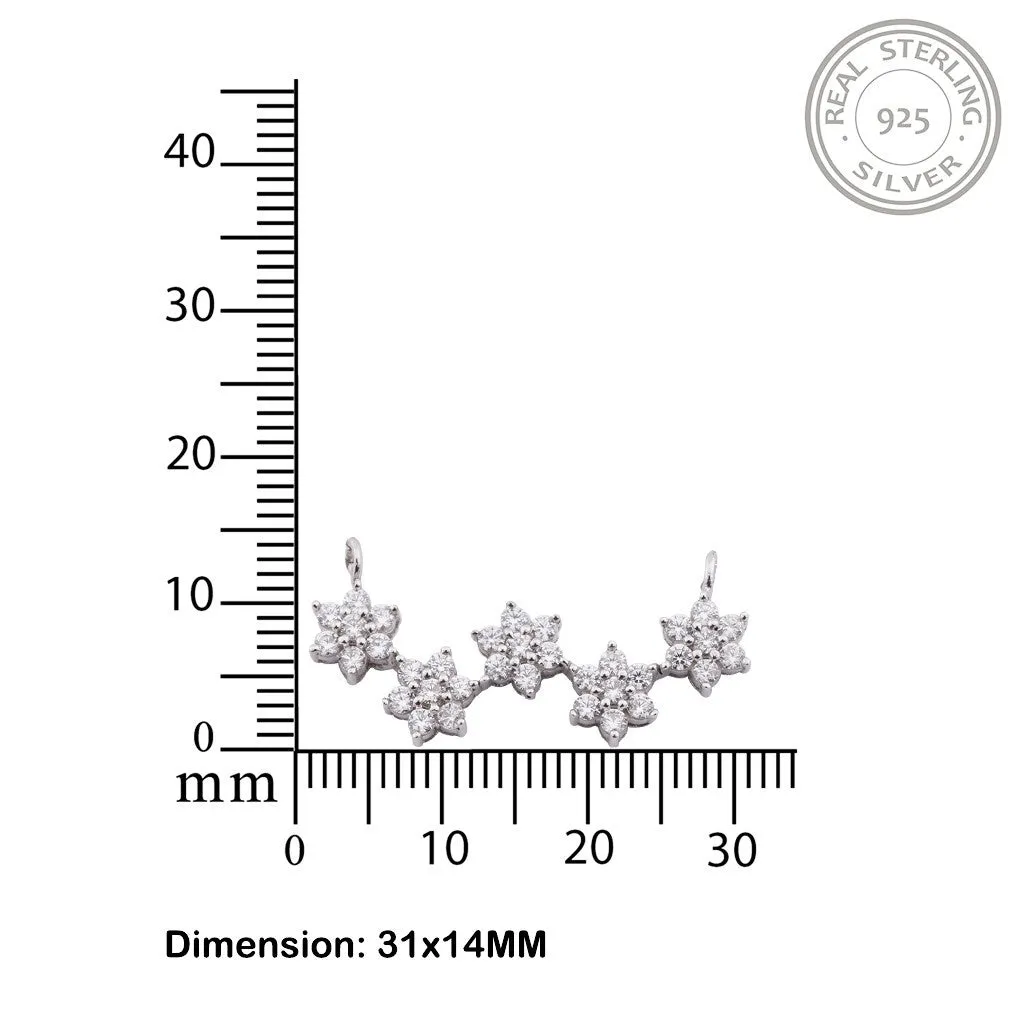 Silver Floral Serenade Necklace