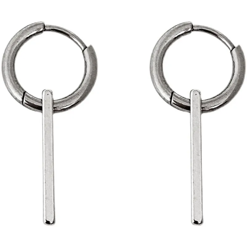 Silver Metal Earrings