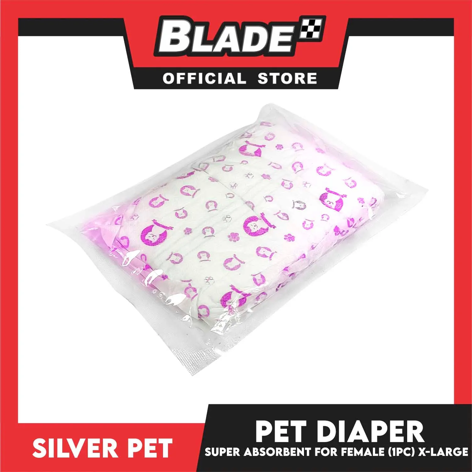 Silver Pet Super Absorbent Disposable Female Dog Wrap/ Extra Large