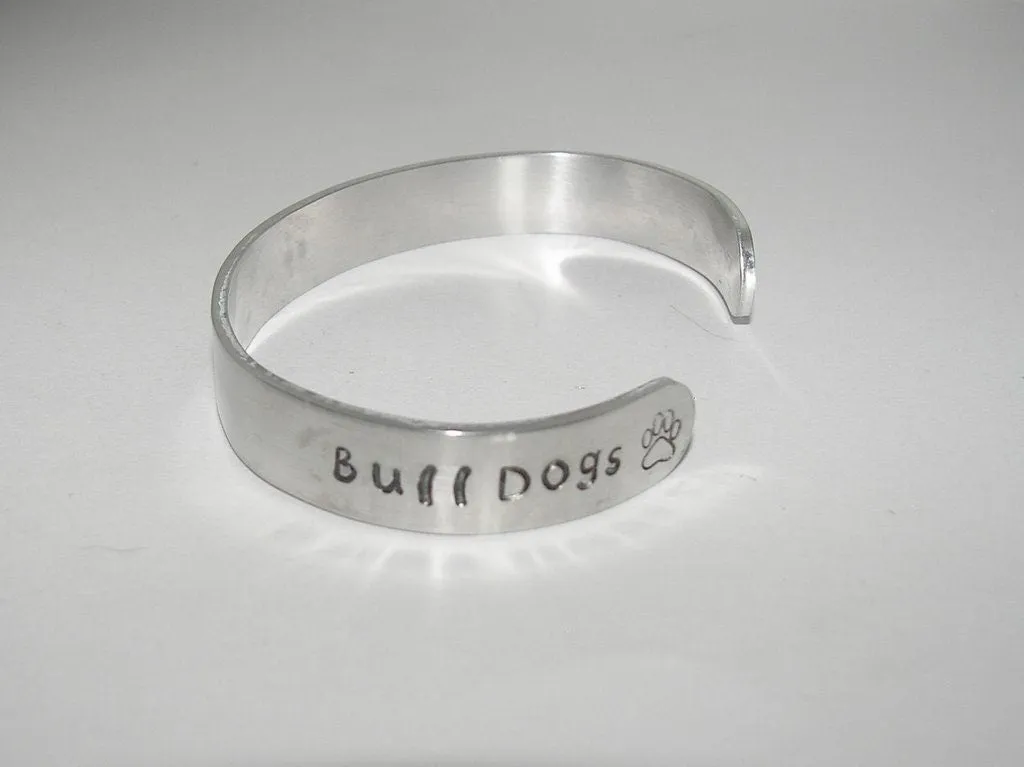 sports theme jewelry  gift personalized with name and school ,  custom hand stamped  jewelry,, handstamped jewelry