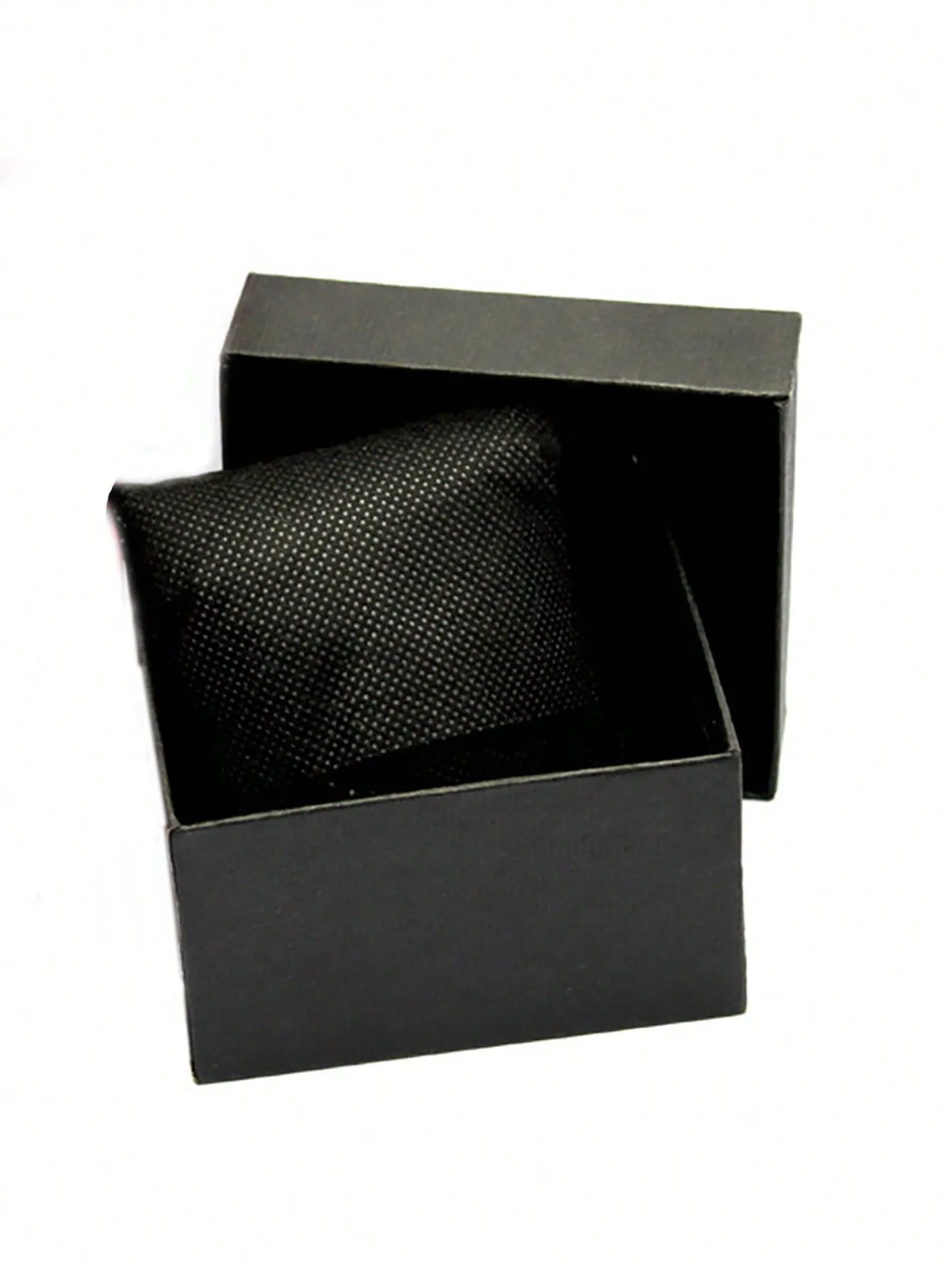 Stainless Steel Strap Black Dial Quartz Watch