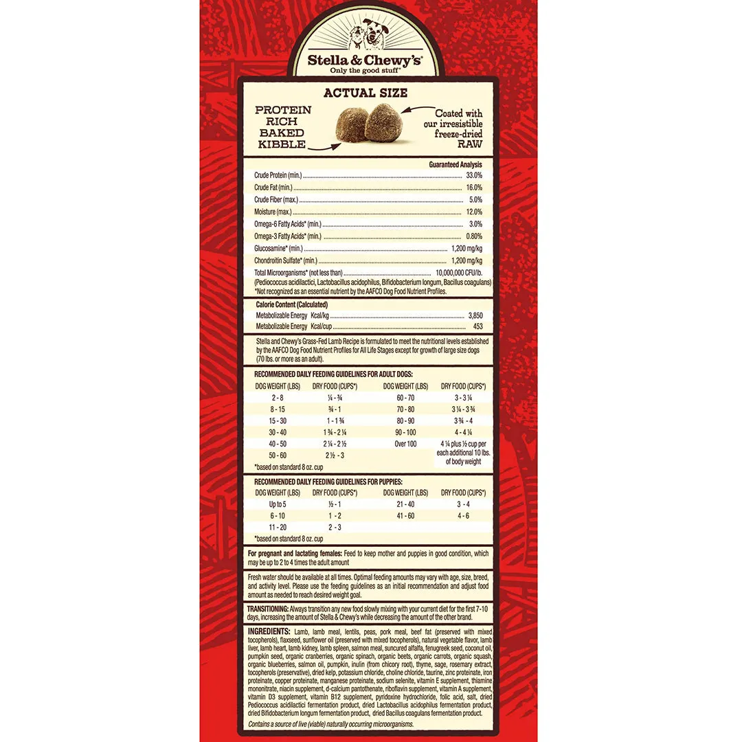 Stella & Chewy's Raw Coated Lamb Grain-Free
