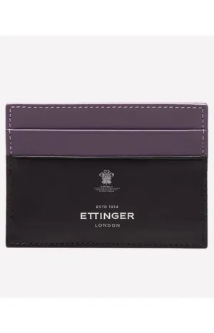 STERLING FLAT CREDIT CARD CASE - PURPLE