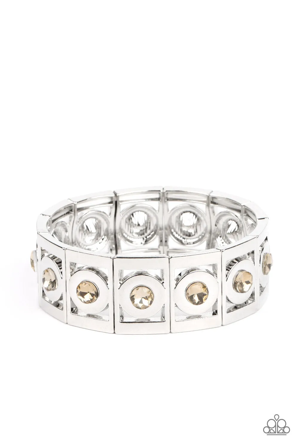 Stretch of Drama - Brown Bracelet - Paparazzi Accessories