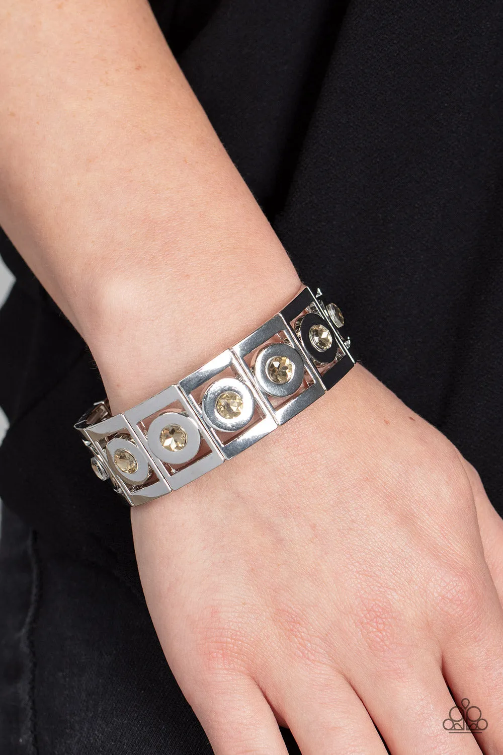 Stretch of Drama - Brown Bracelet - Paparazzi Accessories