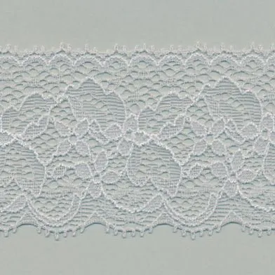 Stretch Trimming Lace #100 Pale Silver
