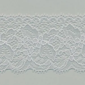 Stretch Trimming Lace #100 Pale Silver