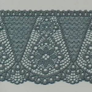 Stretch Trimming Lace #103 Smoke Gray