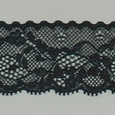 Stretch Trimming Lace #50 Black