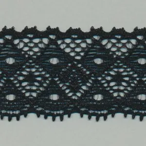 Stretch Trimming Lace #50 Black