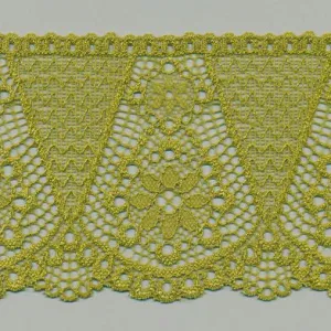 Stretch Trimming Lace #66 Uguisu