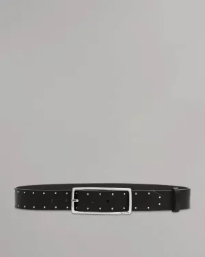 Studded Rebound Belt in Black
