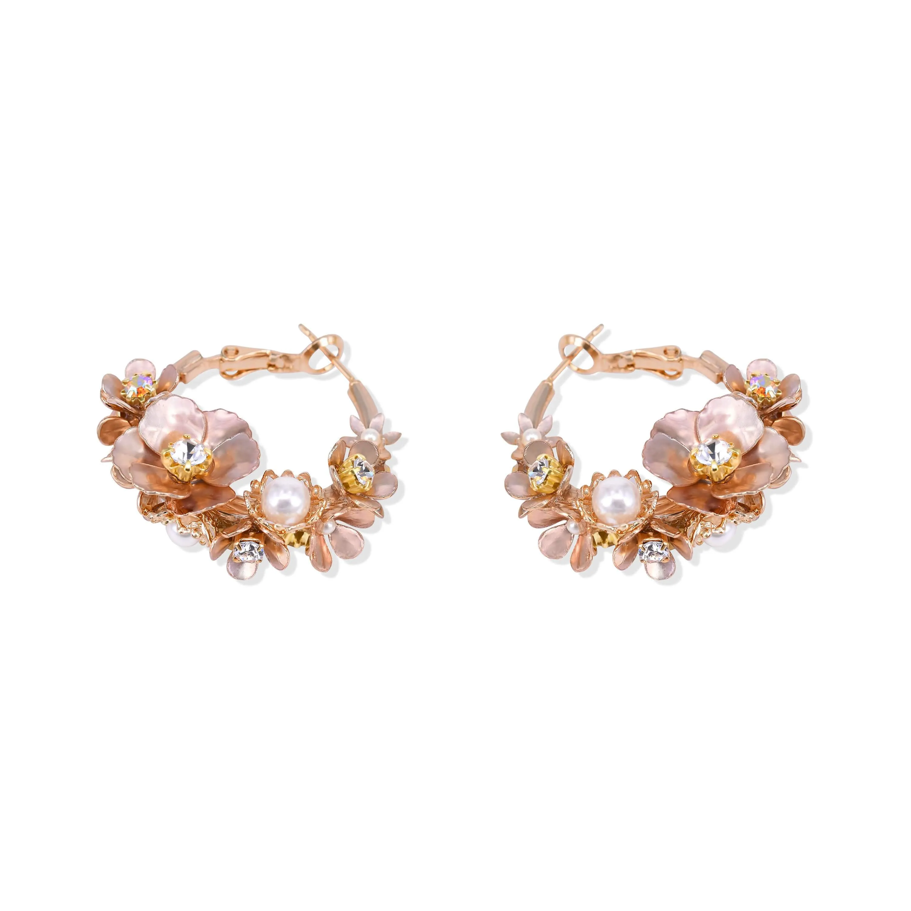 Sweet Floral Hoops