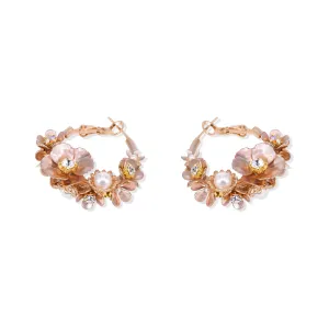 Sweet Floral Hoops
