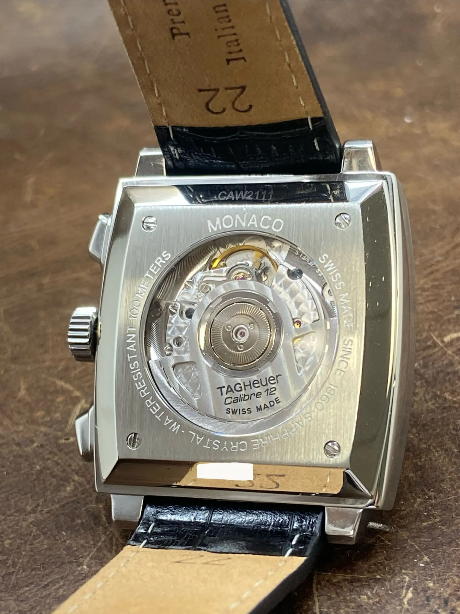 TAG Heuer Monaco Caliber 12 Steve McQueen CAW2111 Blue Dial Automatic Men's Watch