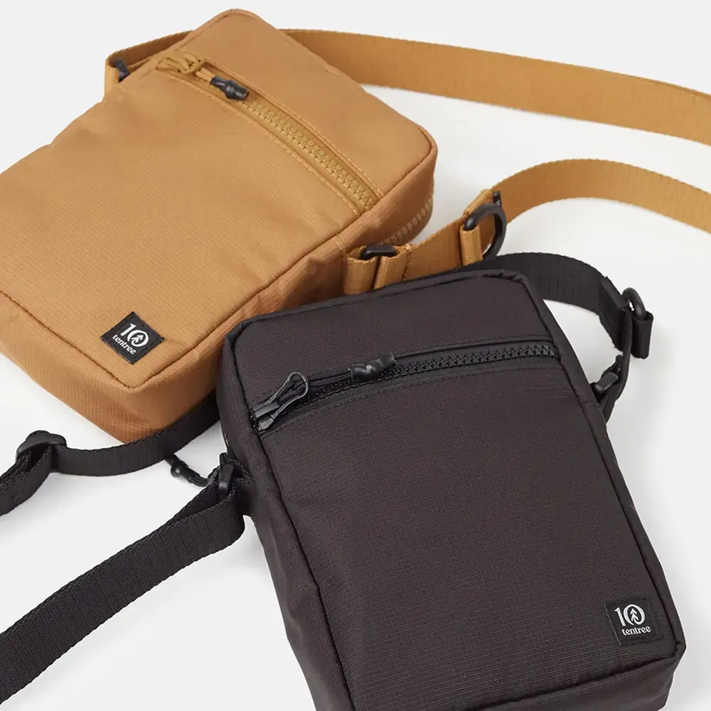 Tentree Ripstop Crossover Bag - Meteorite Black