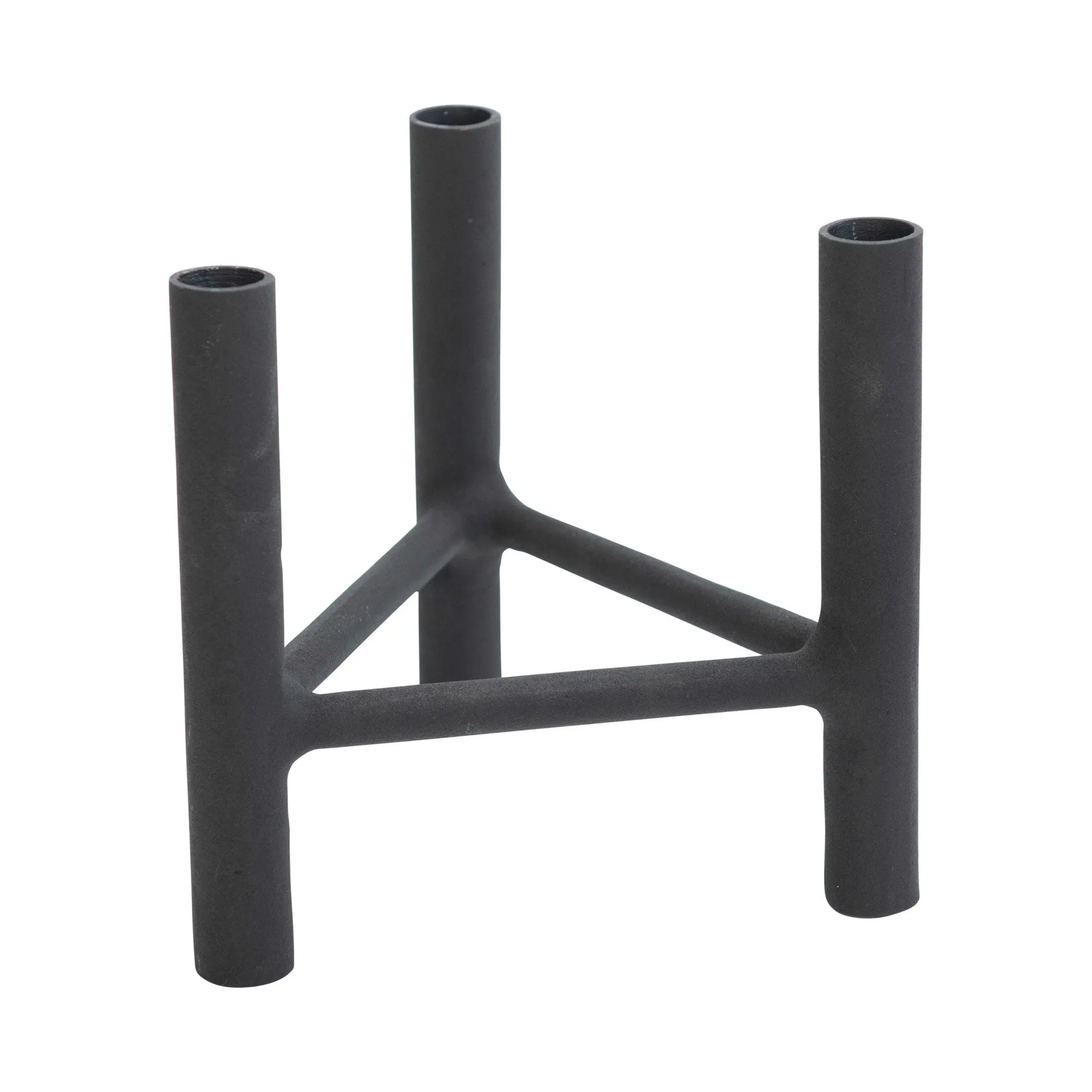 Textured Metal Candelabra