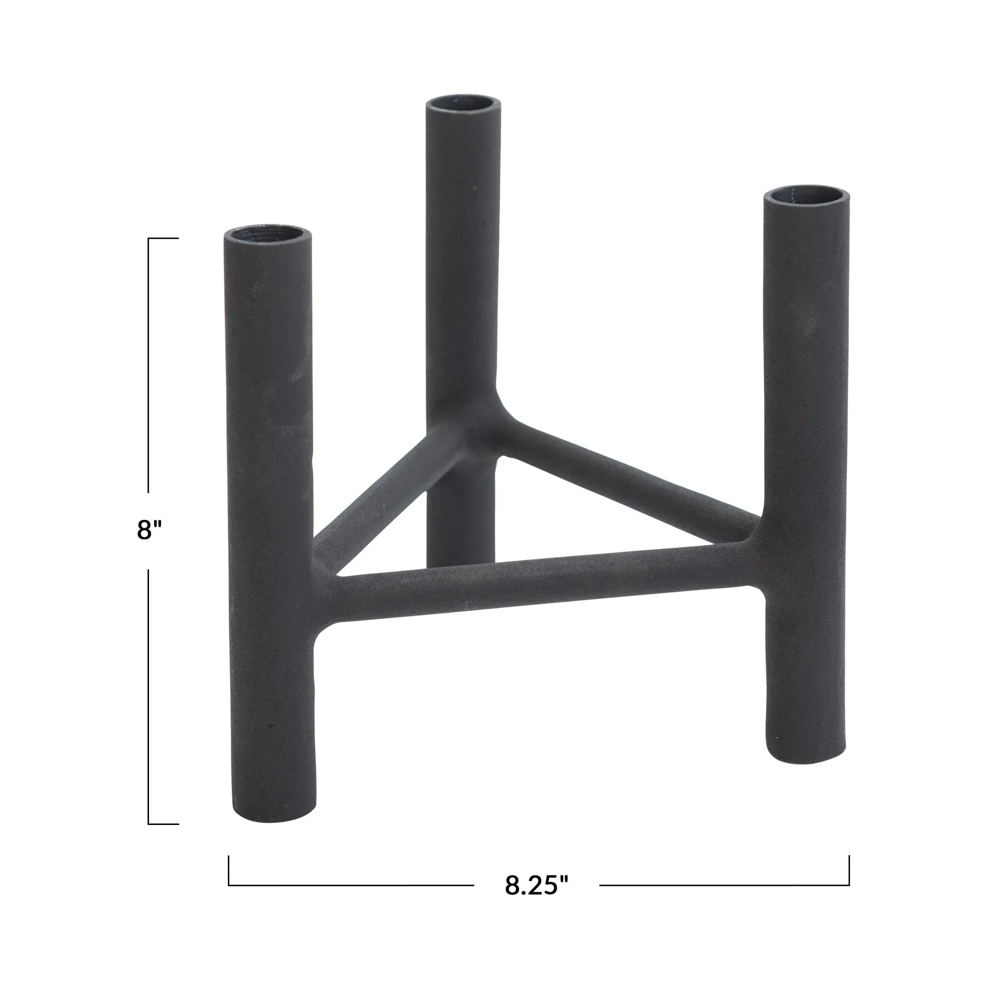 Textured Metal Candelabra
