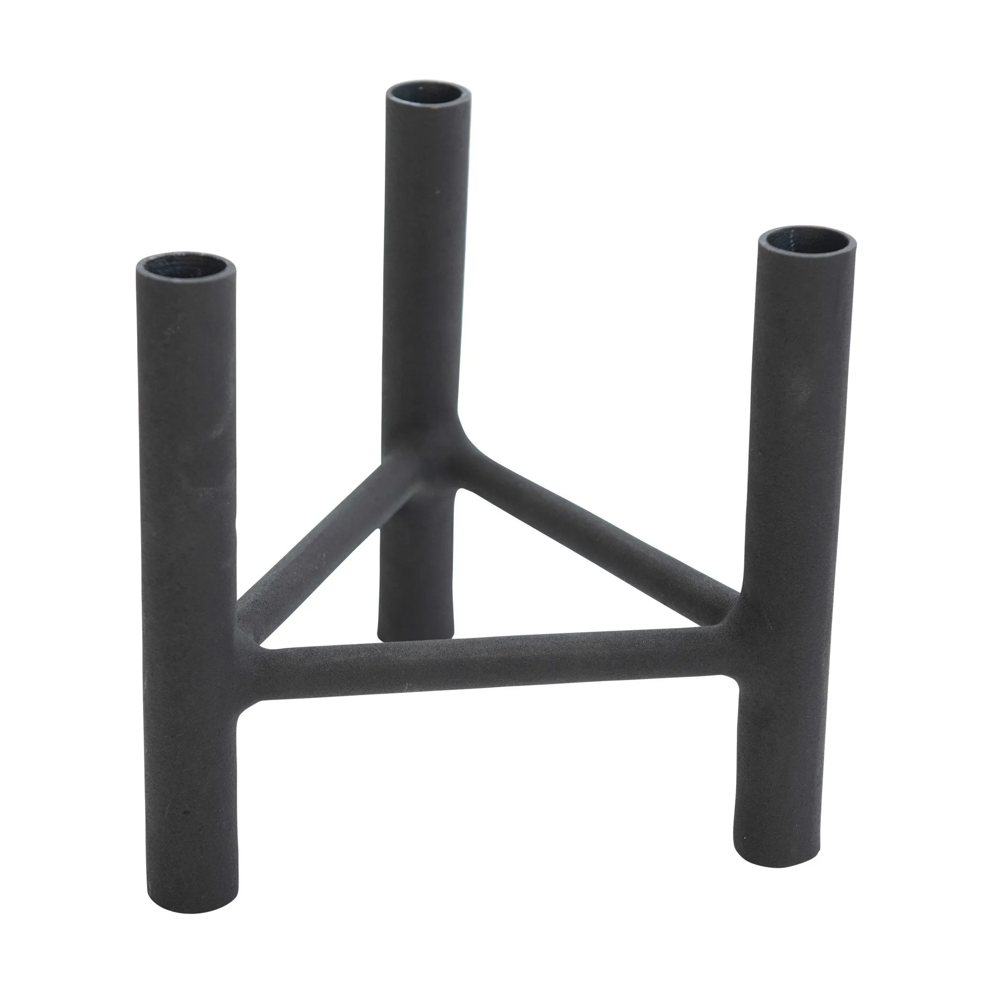 Textured Metal Candelabra