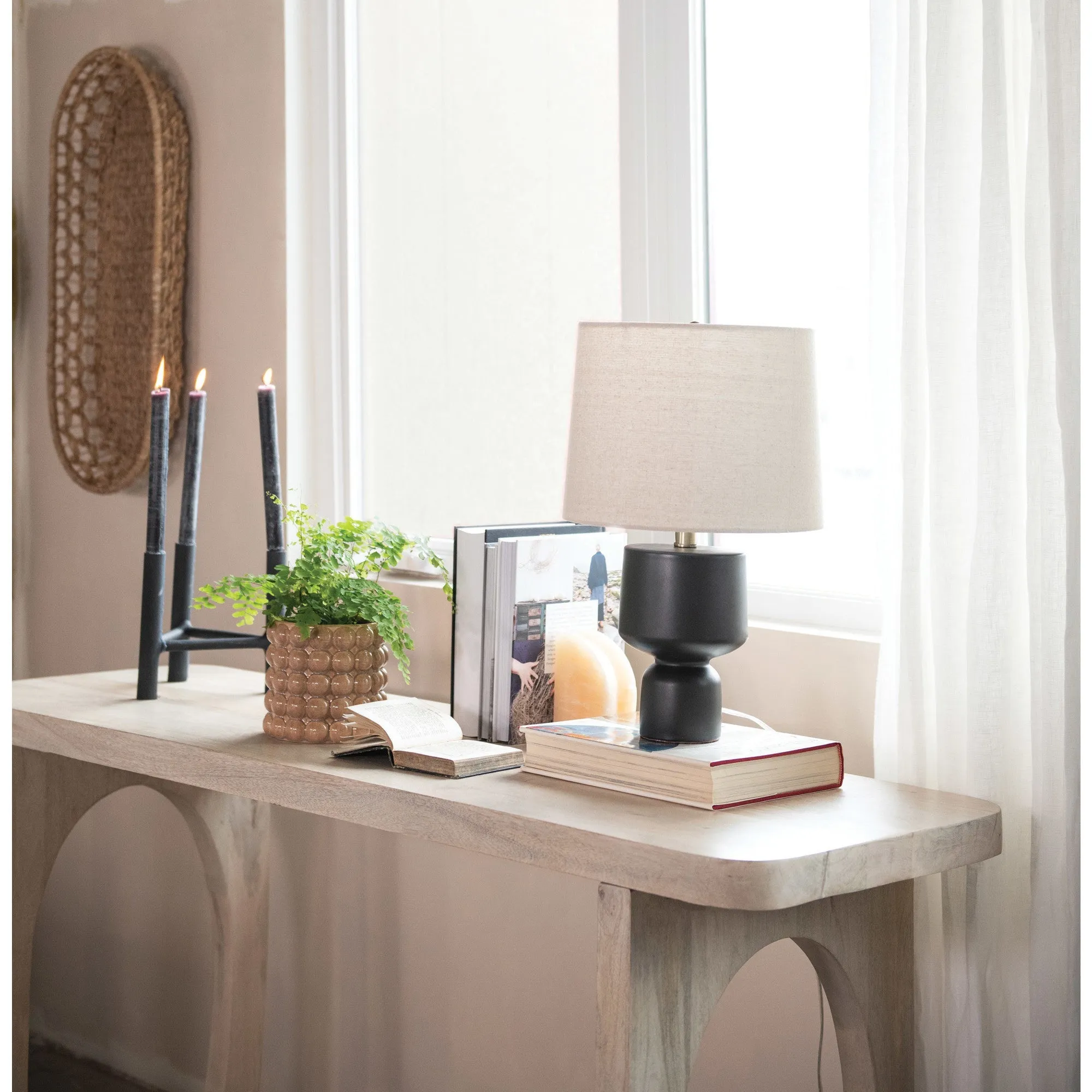 Textured Metal Candelabra