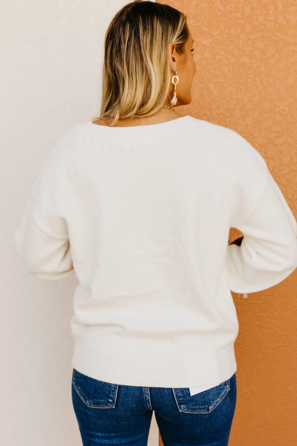 The Judson Floral Embroidered Patch Sweater