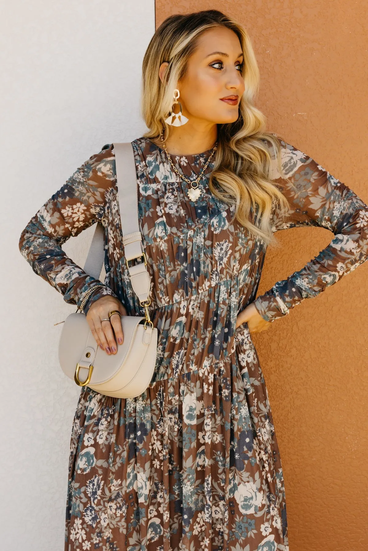 The Karla Floral Mesh Maxi Dress