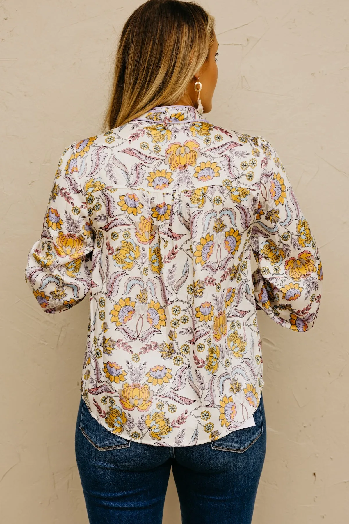 The Kiera Piping Trim Blouse