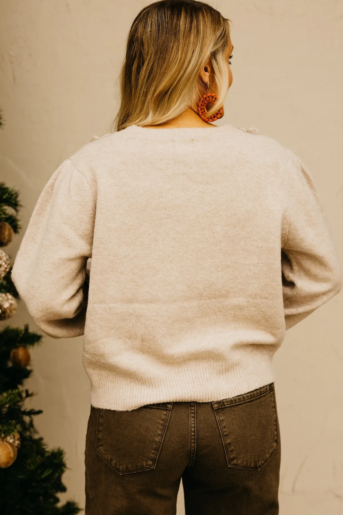 The Penny Floral Bib Sweater