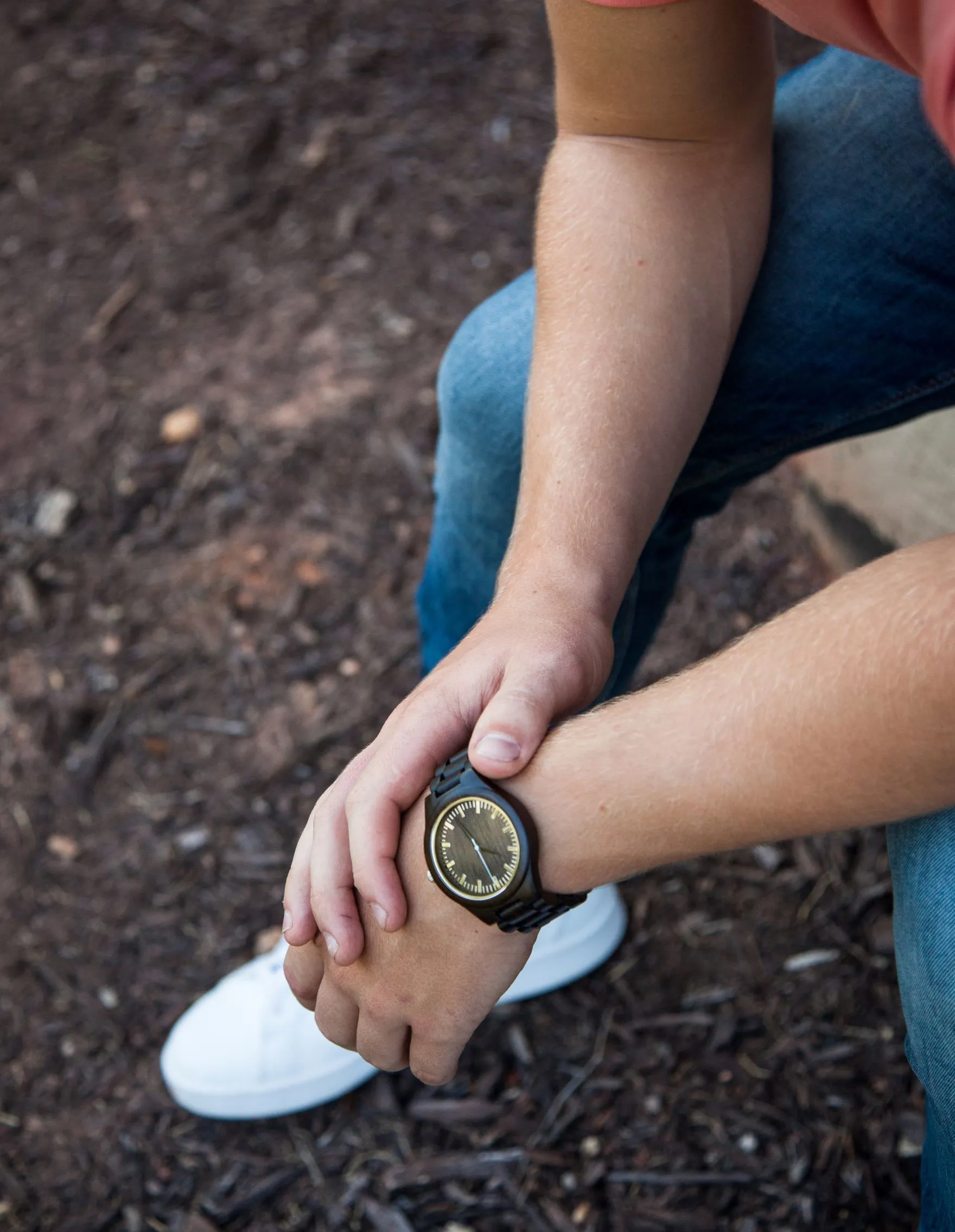 The Ridge Silver | Wood Watch