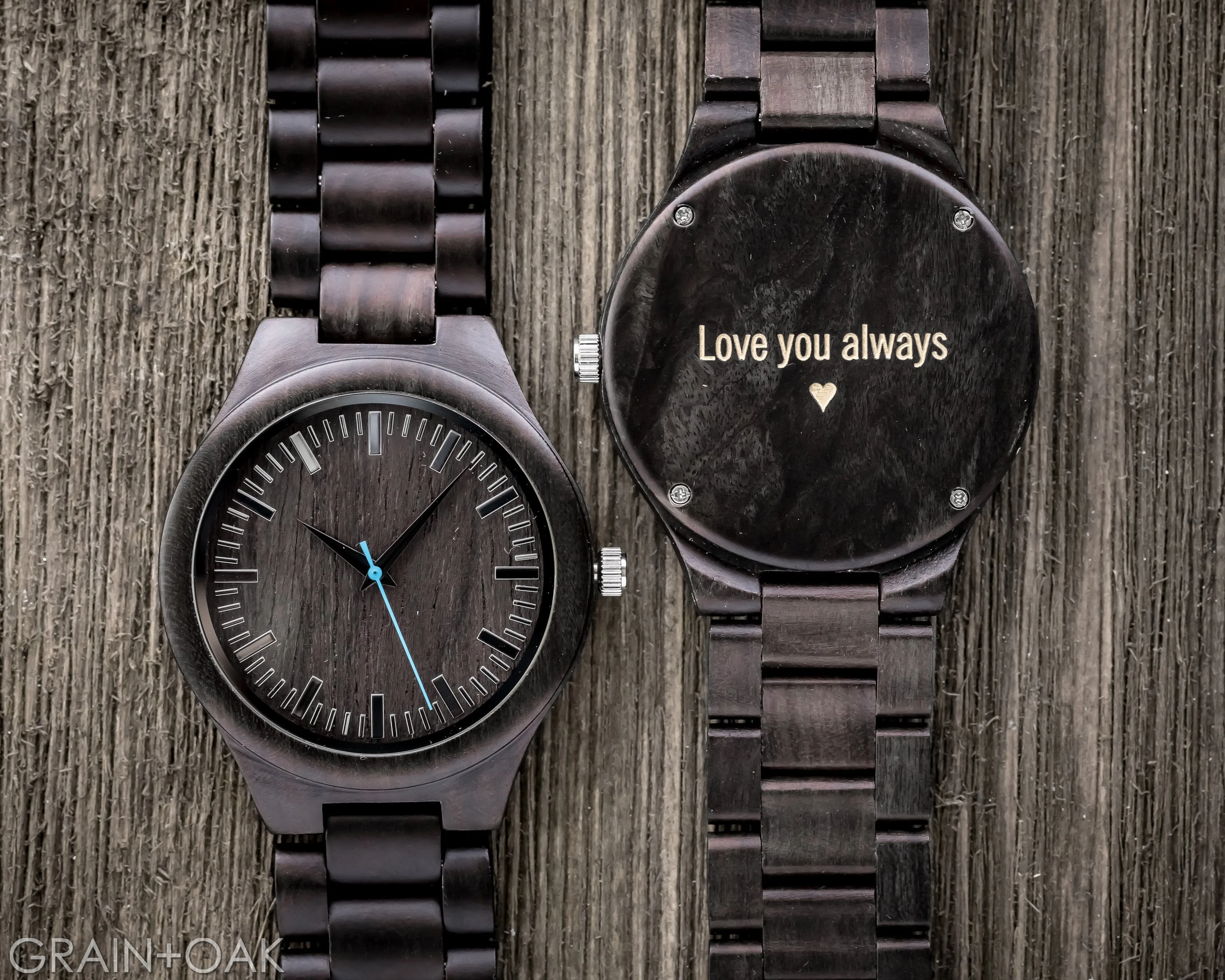 The Ridge Silver | Wood Watch