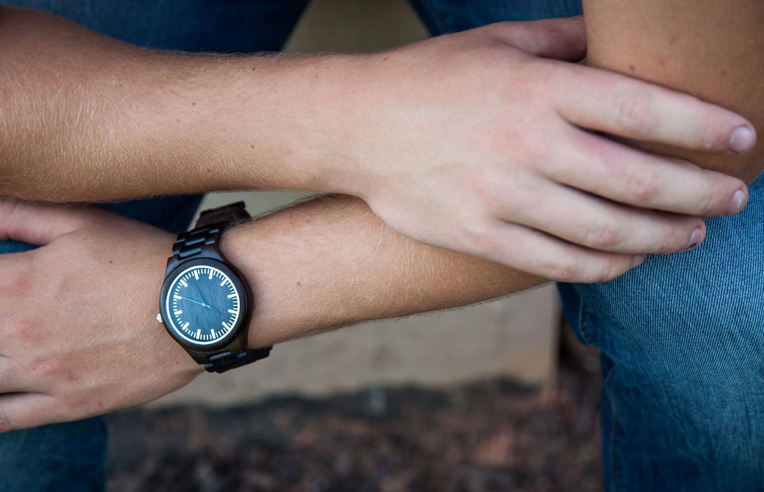 The Ridge Silver | Wood Watch