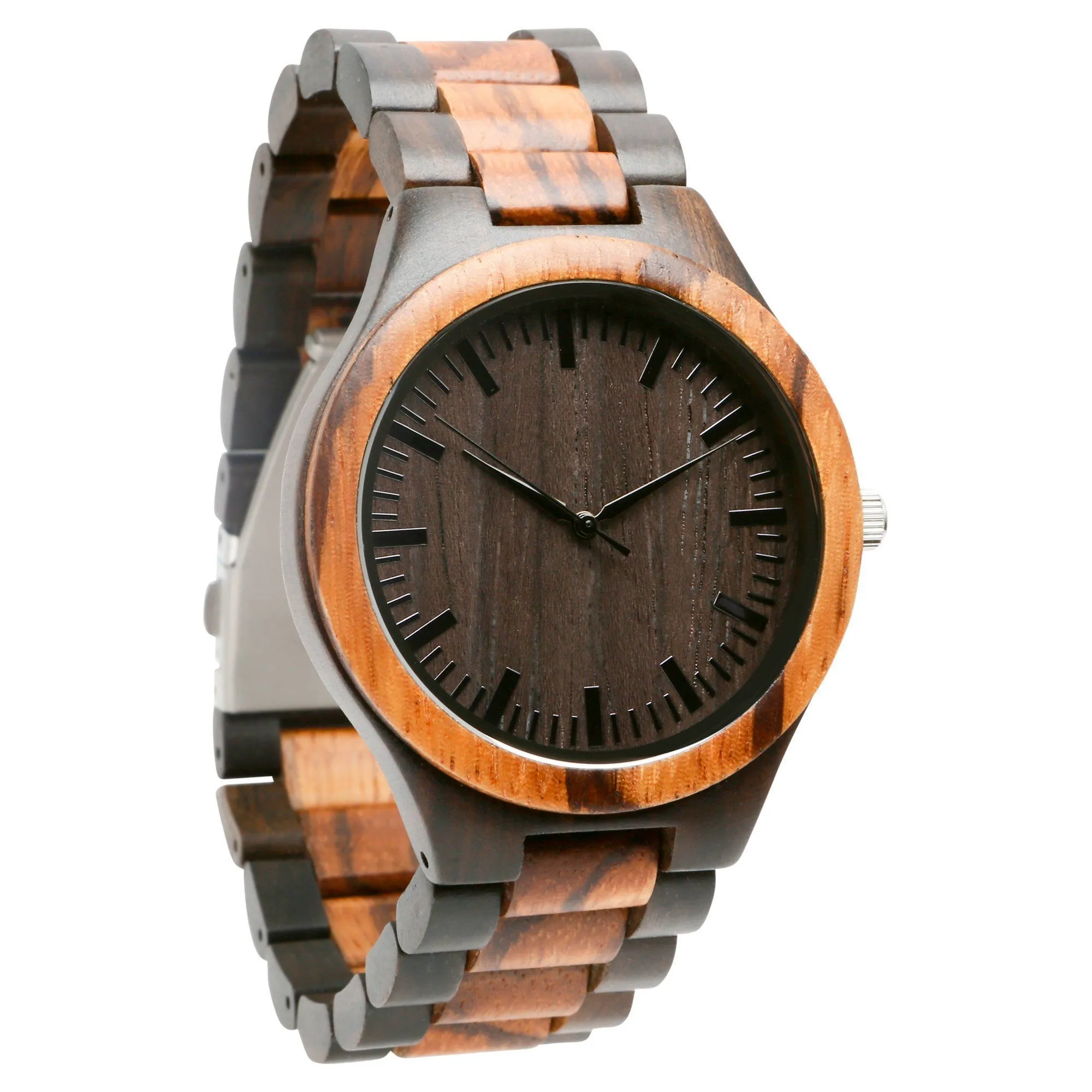 The Ridge Zebrawood   Ebony | Set of 8