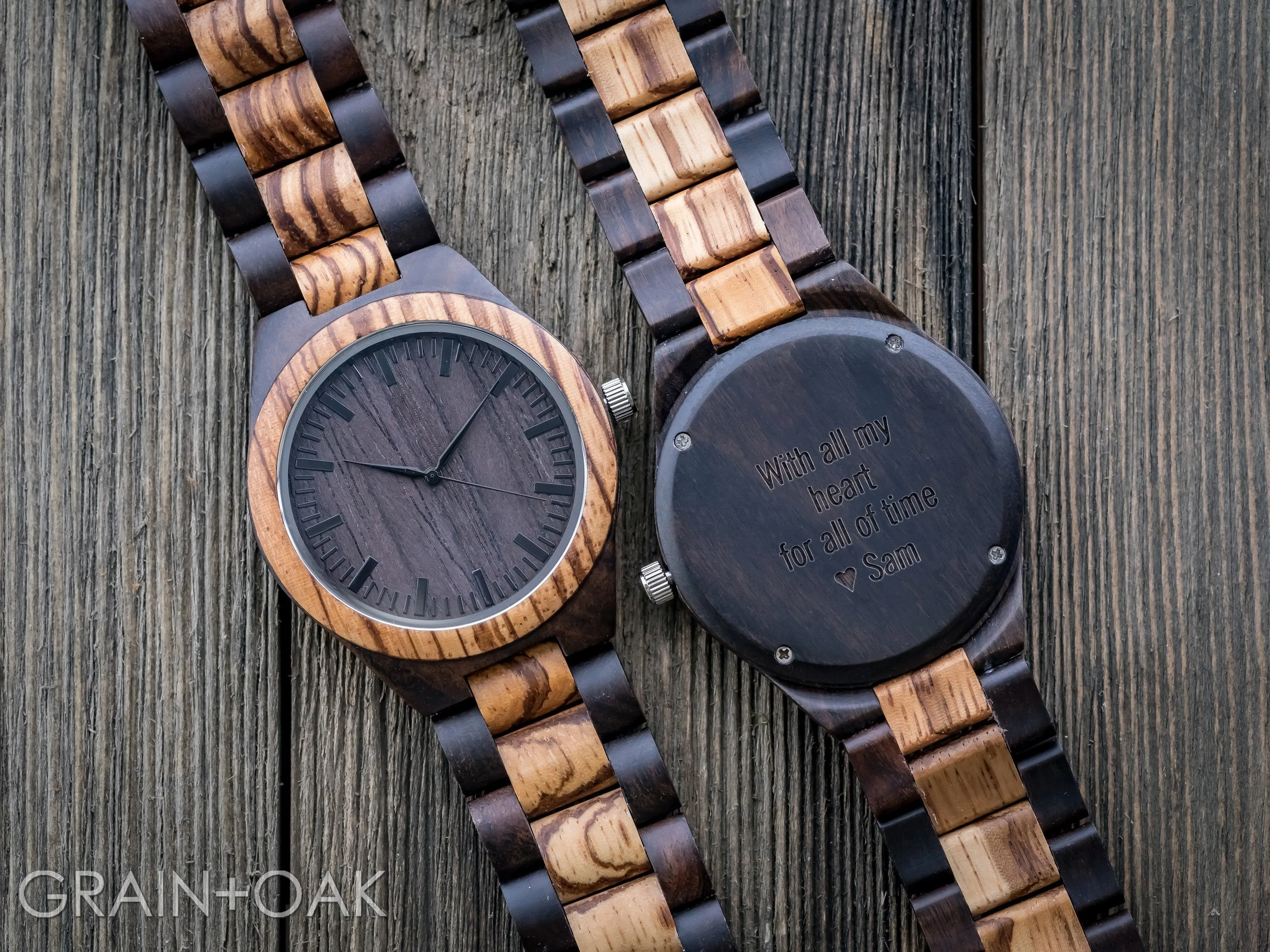 The Ridge Zebrawood   Ebony | Set of 9