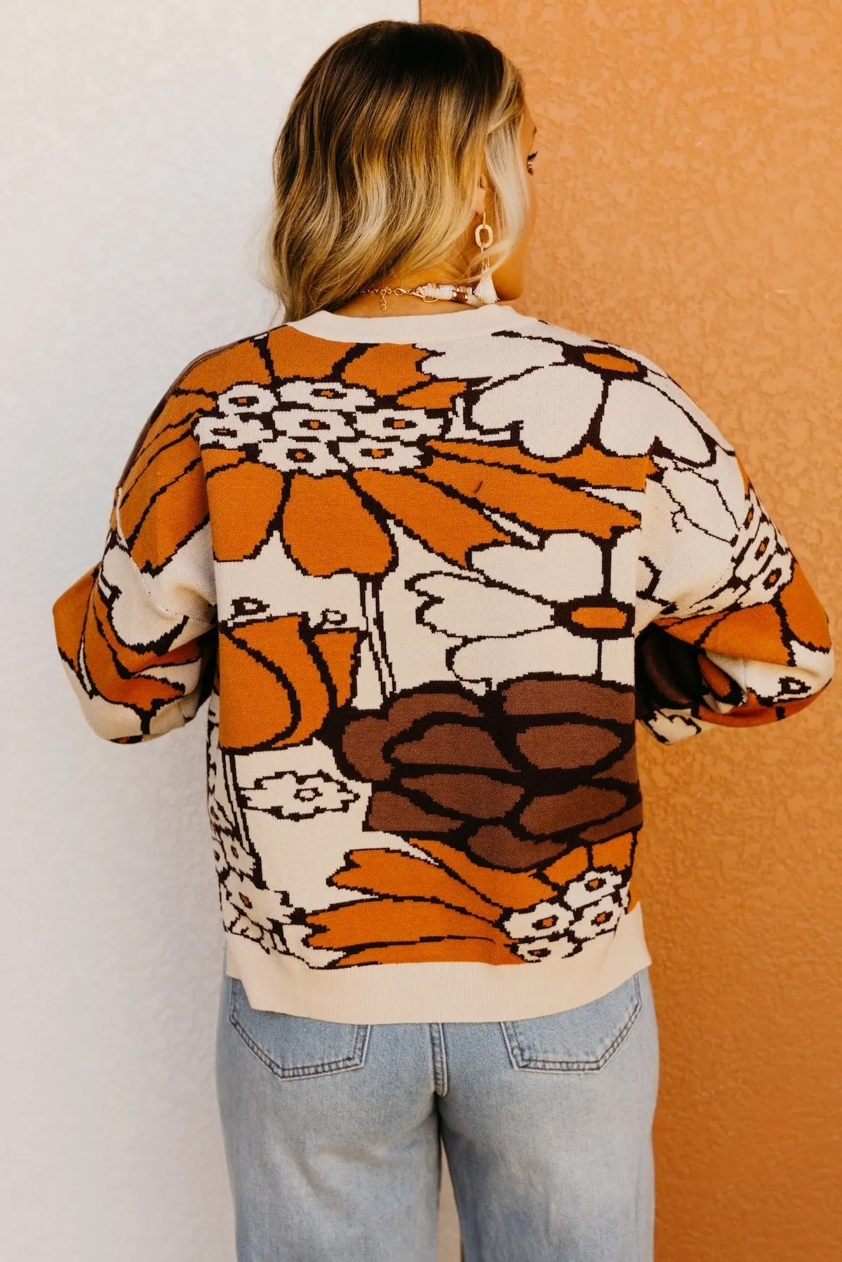The Vivian Fall Floral Sweater